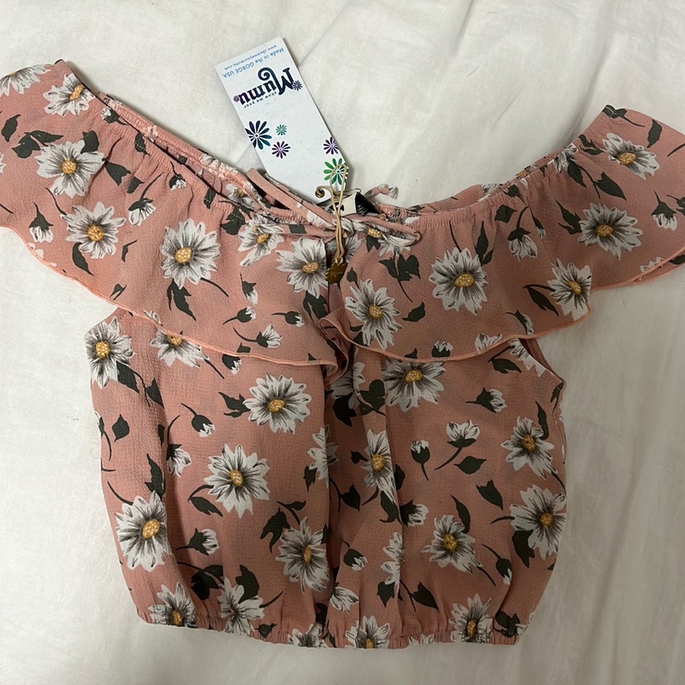 Show Me Your Mumu Floral Off Shoulder Top